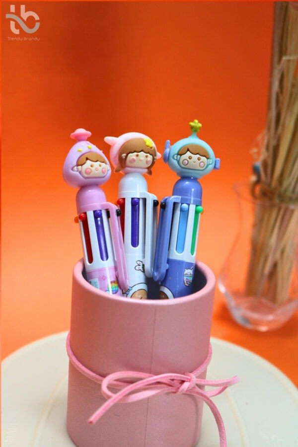 Space Girl 6-Color Chunky Pen Set