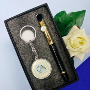 CA India Crystal Pen & Keychain Set