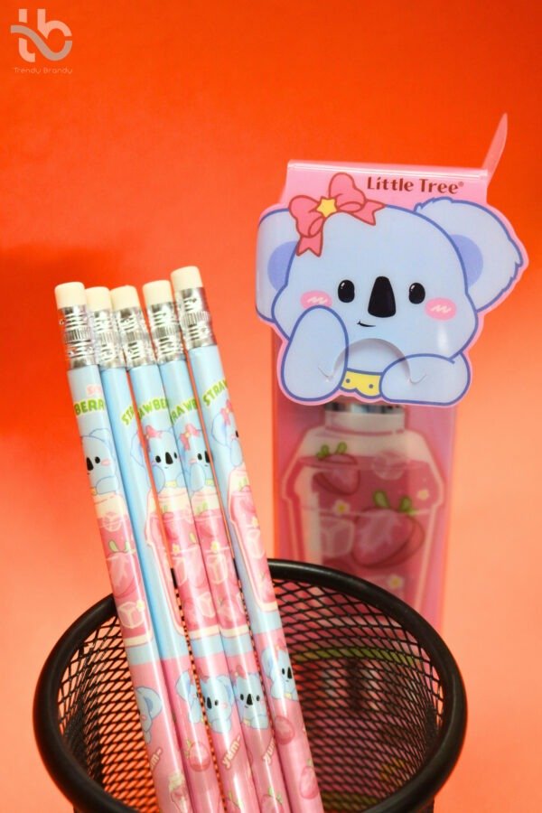 Little Tree Koala Strawberry Pencil Set