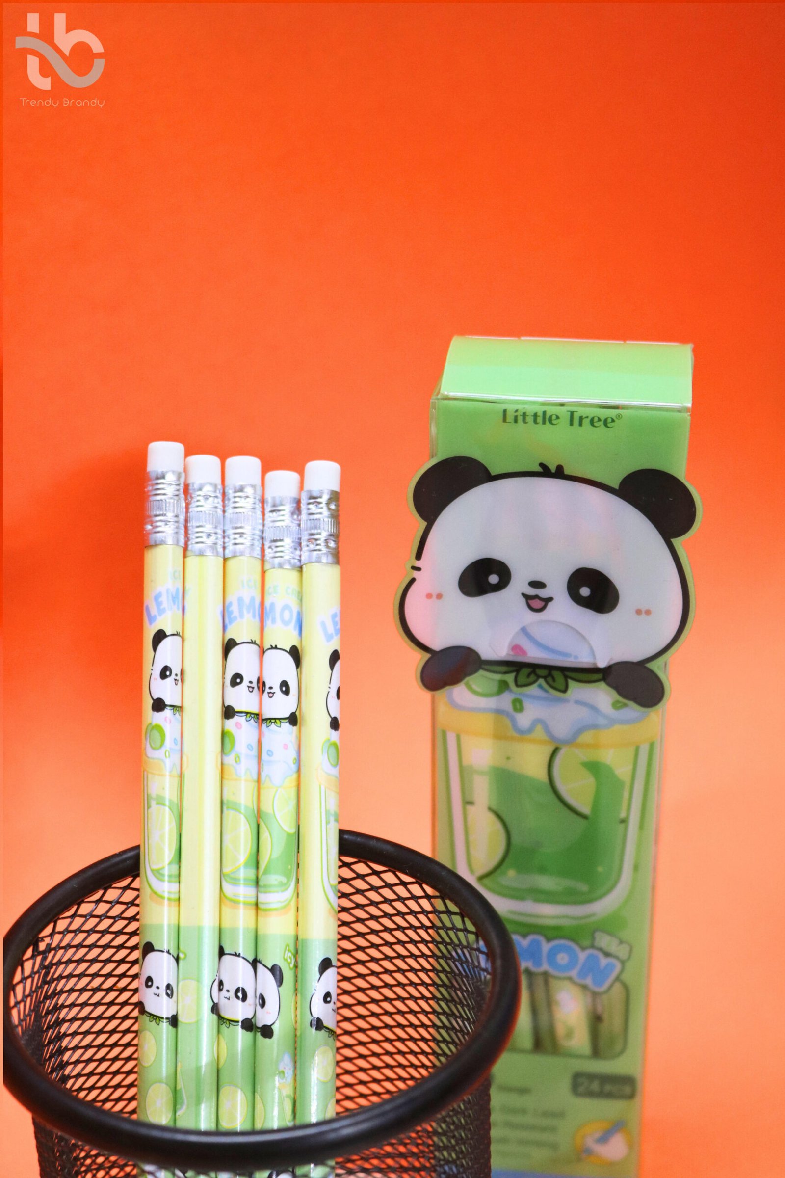 Cute Panda Pencil Set for Kids