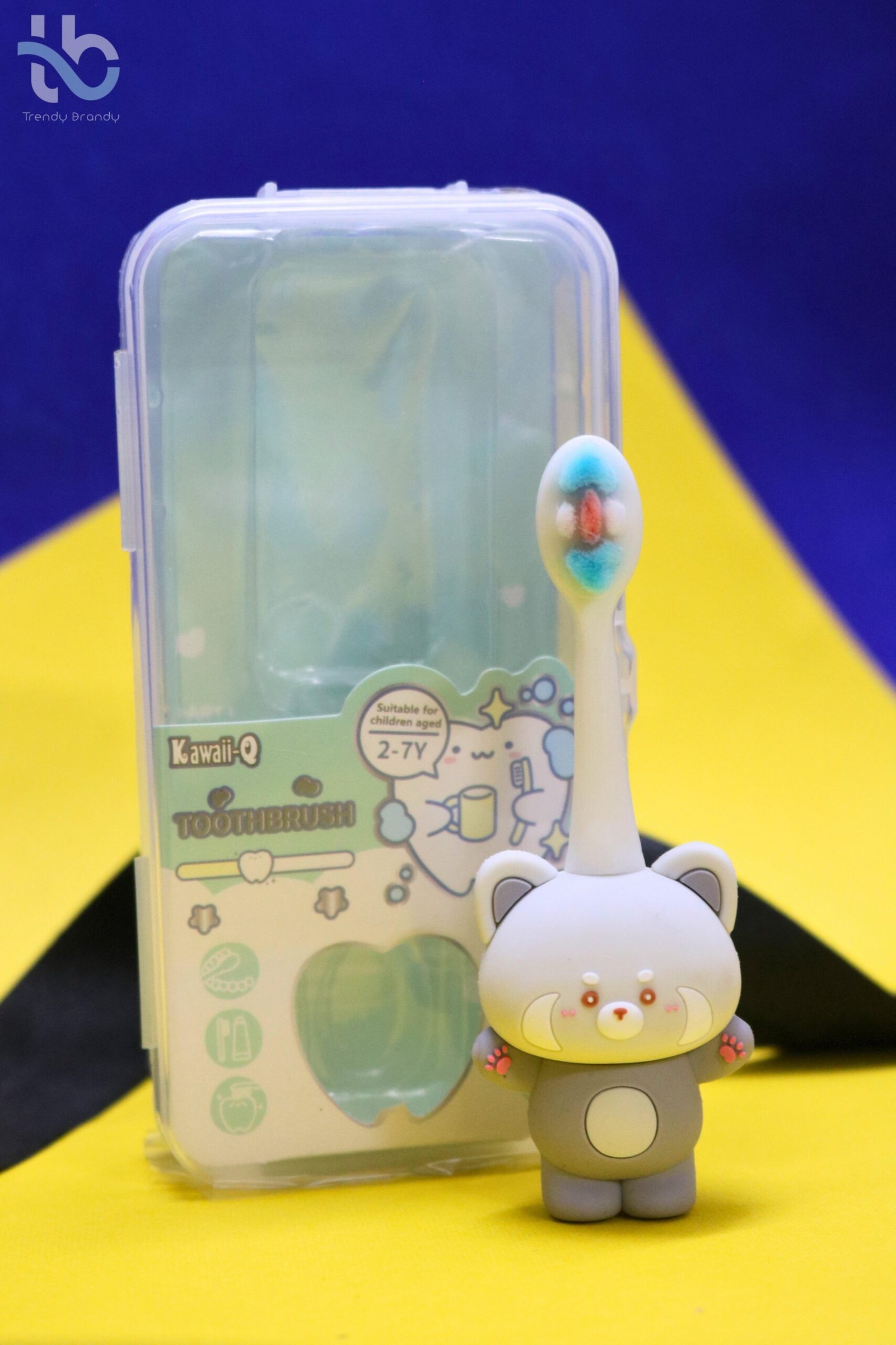 Kawaii-Q Grey Bear Toothbrush with Box