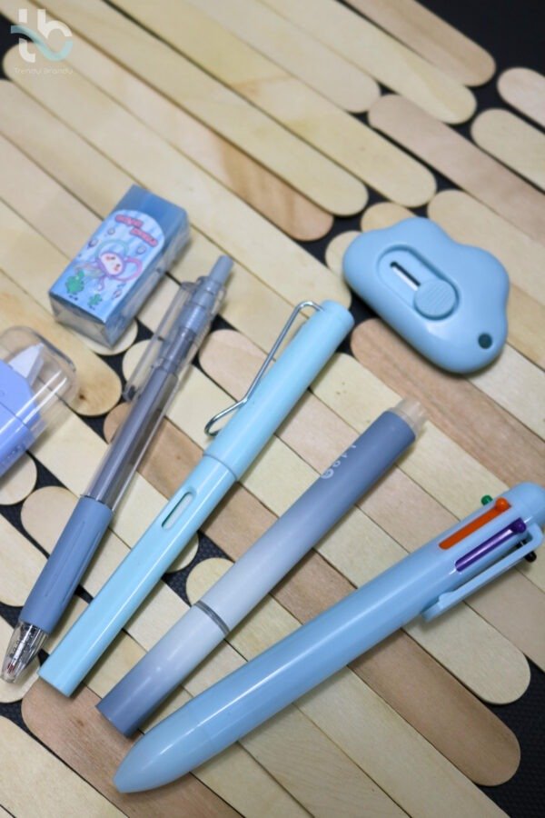 Cloudy Blue Stationery Set
