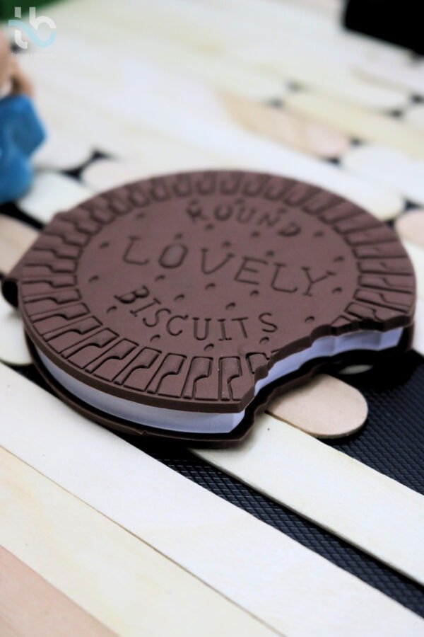 Round Lovely Biscuit scented notepad