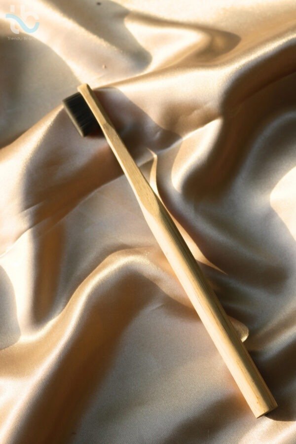 Bamboo Charcoal Toothbrush (Satin Flat Lay)
