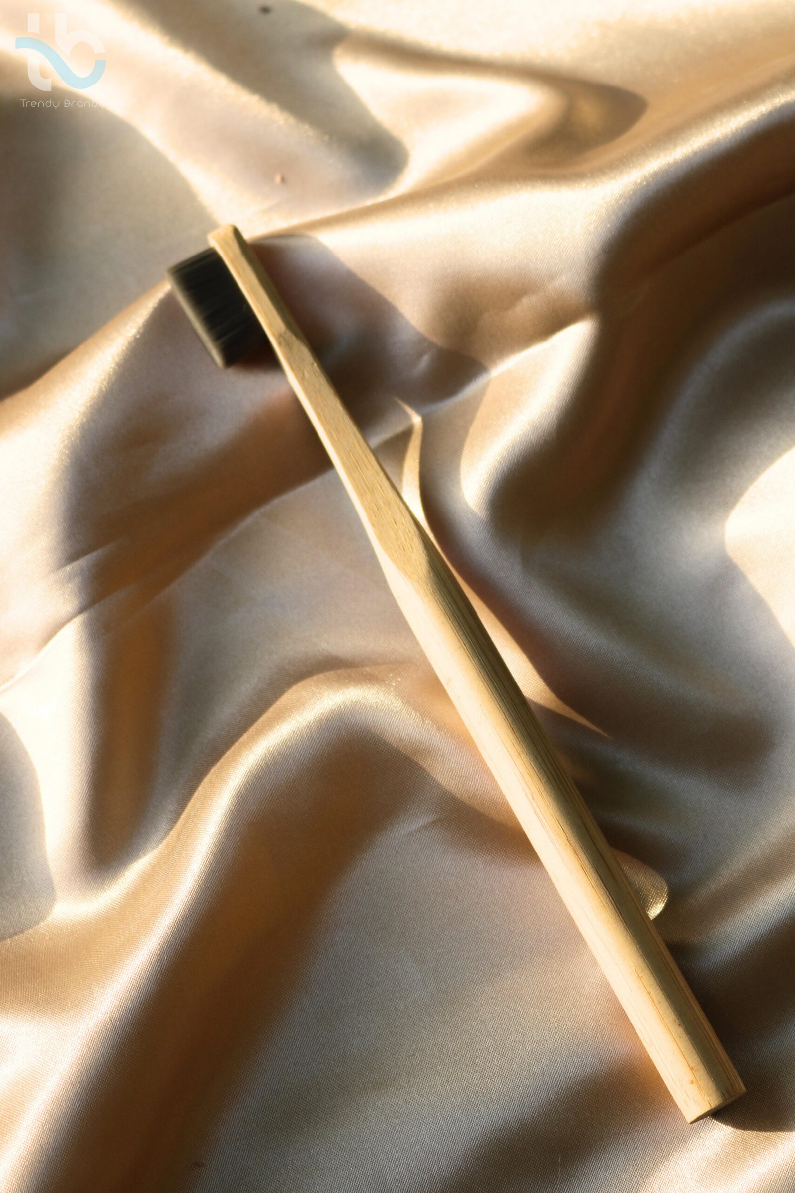 Bamboo Charcoal Toothbrush (Satin Flat Lay)